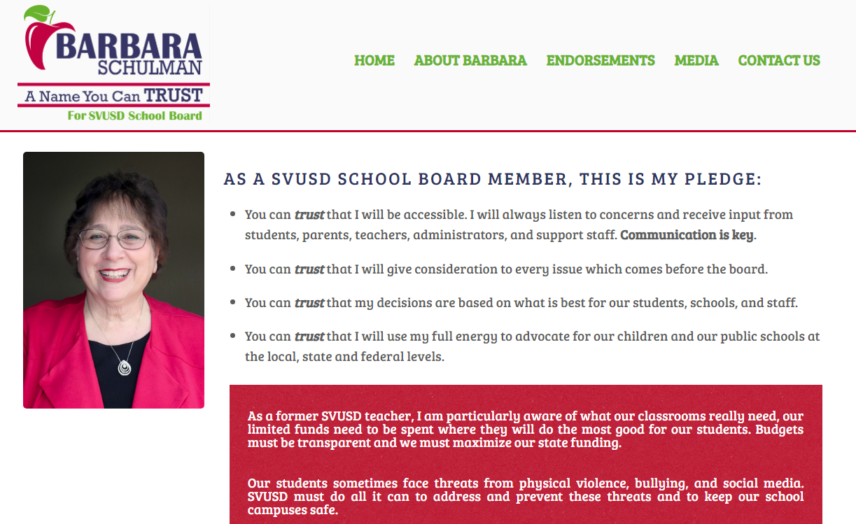Barbara Schulman for School Board
